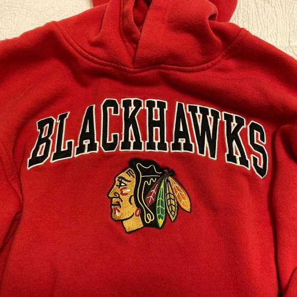 Chicago Blackhawks Sweatshirt with Embroidered Logo - Unisex - Picture 2 of 3